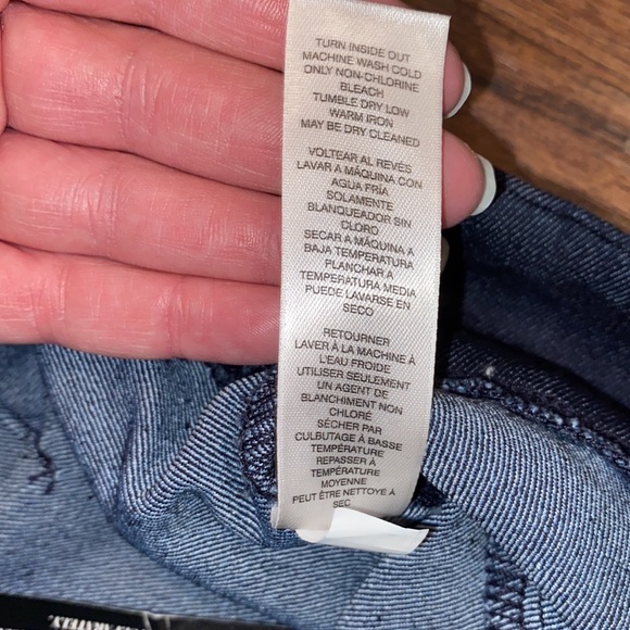 White House Black Market Slim Dark Wash Pull on Jeans - Picture 12 of 13